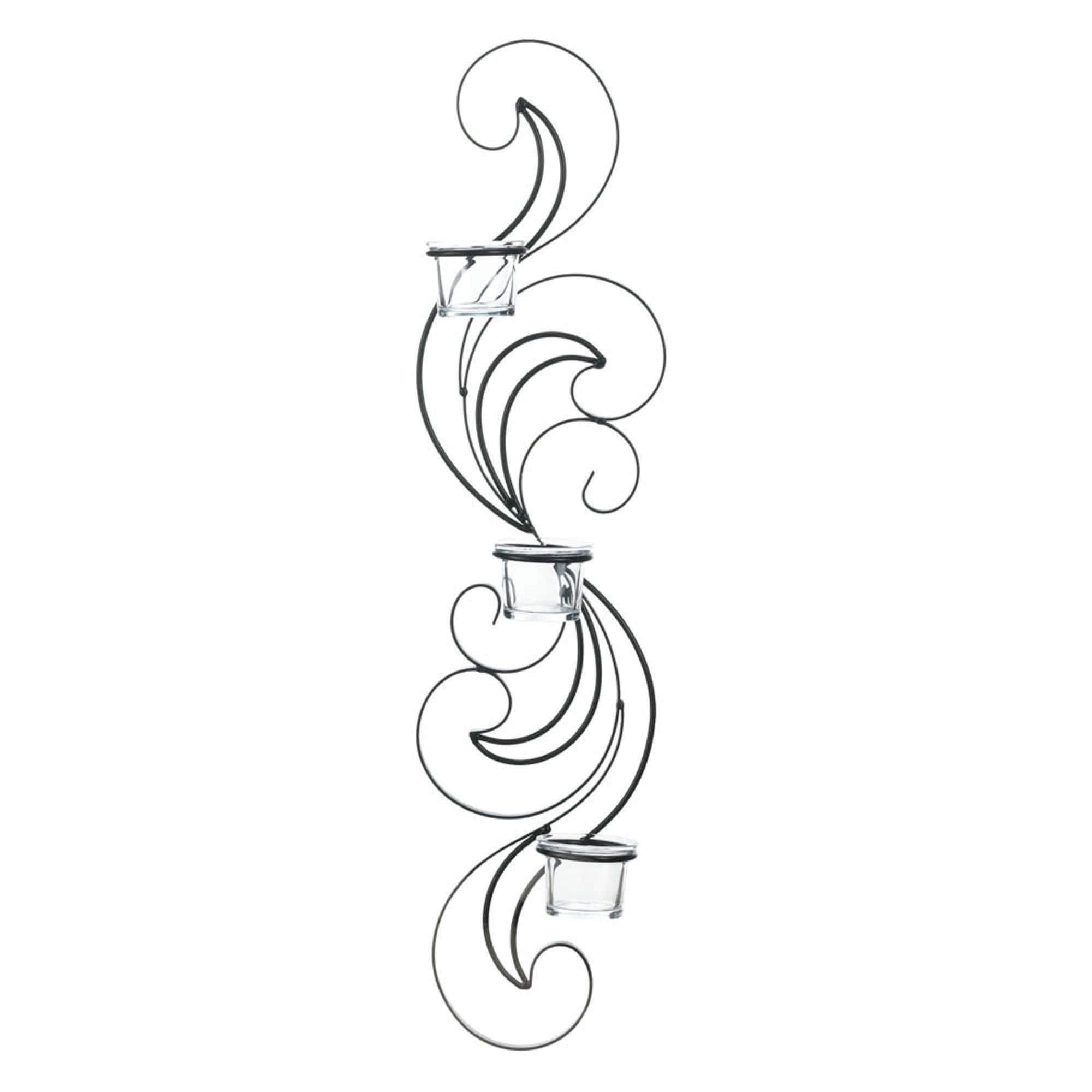 24.5'' Wisp Candle Wall Sconce, 2ct.